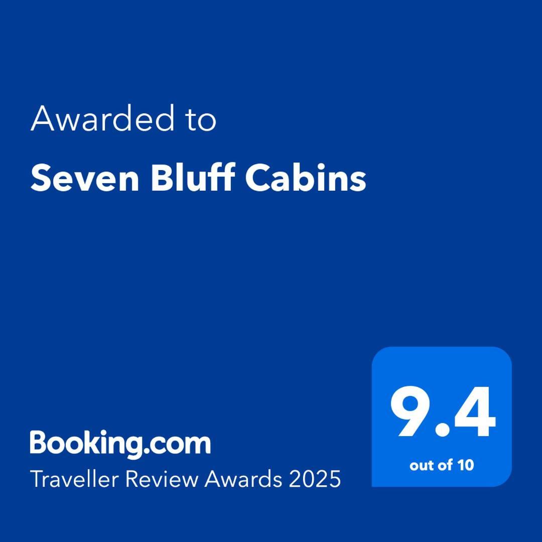 Seven Bluff Cabins Concan Eksteriør bilde
